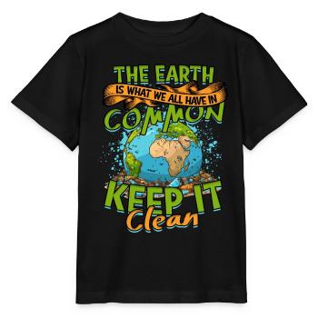 Umweltschützer Umweltschutz - Stanley/Stella Kinder T-Shirt MINI CREATOR  - Schwarz - Vorne - Mikhail (115cm)