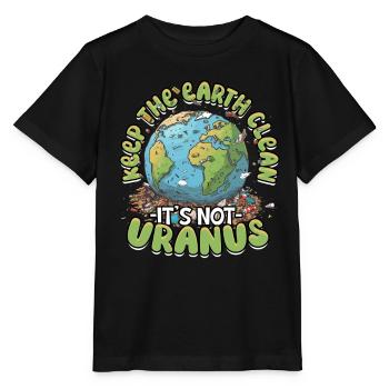 Umweltschutz Umweltschützer Recyceln - Stanley/Stella Kinder T-Shirt MINI CREATOR  - Schwarz - Vorne - Mikhail (115cm)