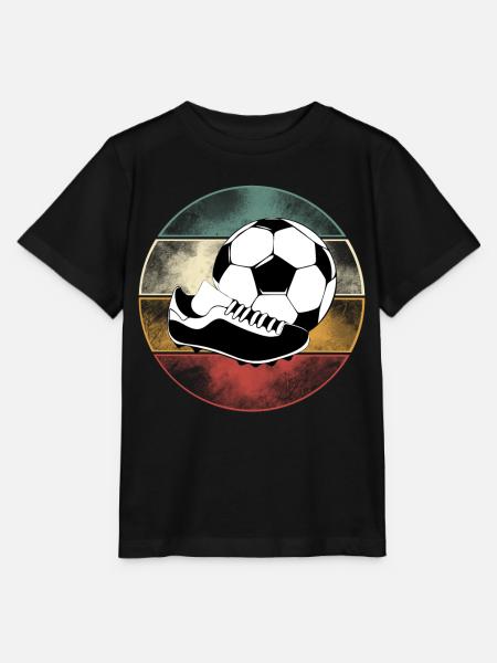 Fußball Fußballer - Stanley/Stella Kinder T-Shirt MINI CREATOR - Schwarz