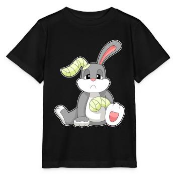 Rabbit Bandage - Stanley/Stella MINI CREATOR Kids’ T-Shirt - black - Front - Mikhail (115cm)