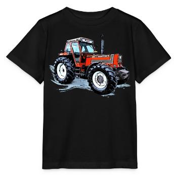 Tractor Turbo DT 160 90 - Stanley/Stella MINI CREATOR Kids’ T-Shirt - black - Front - Mikhail (115cm)