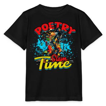 Poésie Slam Poésie Poésie Slam Poésie Slam Poésie - T-shirt bio MINI CREATOR Stanley/Stella Enfant - noir - Devant - Mikhail (115cm)