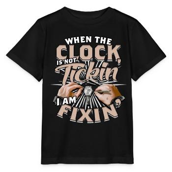 Horloger Horloger - T-shirt bio MINI CREATOR Stanley/Stella Enfant - noir - Devant - Mikhail (115cm)