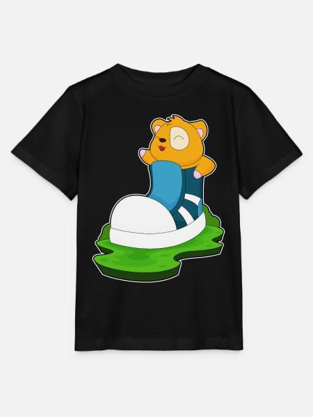 Hamster Schuh - Stanley/Stella Kinder T-Shirt MINI CREATOR  - Schwarz