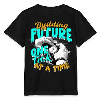 Horloger Horloger - T-shirt bio MINI CREATOR Stanley/Stella Enfant - noir - Devant - Mikhail (115cm)