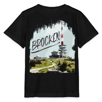 Brocken transmitter and second-hand shop - Stanley/Stella MINI CREATOR Kids’ T-Shirt - black - Front - Mikhail (115cm)