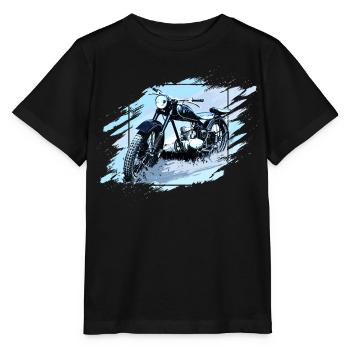 125 Zschopau GDR Motorcycle - Stanley/Stella MINI CREATOR Kids’ T-Shirt - black - Front - Mikhail (115cm)