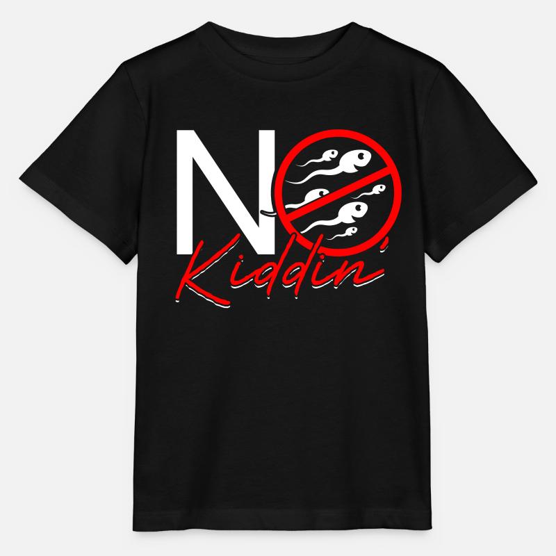 Vasectomie sans Kiddin - T-shirt bio MINI CREATOR Stanley/Stella Enfant - noir