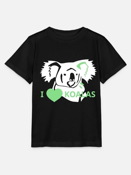 LoveKoalas - Stanley/Stella Kinder T-Shirt MINI CREATOR  - Schwarz