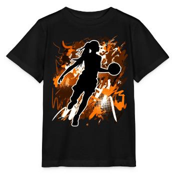 Basketball Basketball Women Basketball - Stanley/Stella MINI CREATOR Kids’ T-Shirt - black - Front - Mikhail (115cm)