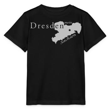 Dresden - mein Sachsen - Heimatstadt - Stanley/Stella Kinder T-Shirt MINI CREATOR  - Schwarz - Vorne - Mikhail (115cm)