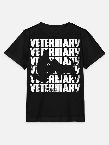 Lustiger Veterinär - Stanley/Stella Kinder T-Shirt MINI CREATOR - Schwarz