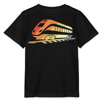 Railway Retro Style - Stanley/Stella MINI CREATOR Kids’ T-Shirt - black - Front - Mikhail (115cm)
