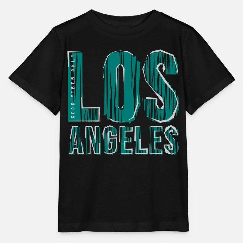 Los Angeles - T-shirt bio MINI CREATOR Stanley/Stella Enfant - noir