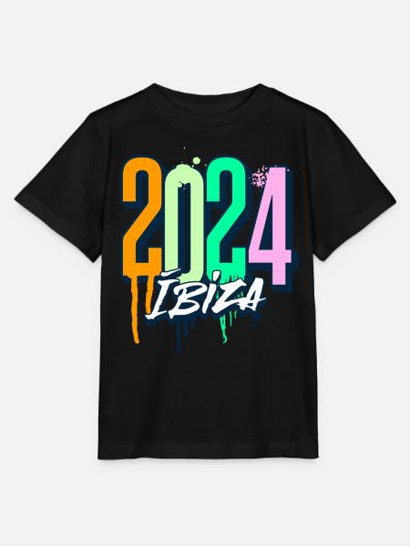 Ibiza 2024 - Stanley/Stella Kinder T-Shirt MINI CREATOR - Schwarz