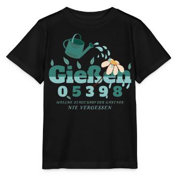 Gießen Hessen - Stanley/Stella Kinder T-Shirt MINI CREATOR  - Schwarz - Vorne - Mikhail (115cm)