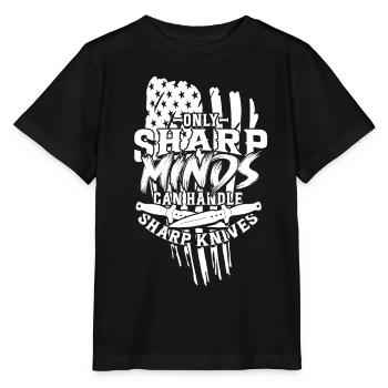 Knife Thrower Knife Throwing Knife Throwing - Stanley/Stella MINI CREATOR Kids’ T-Shirt - black - Front - Mikhail (115cm)