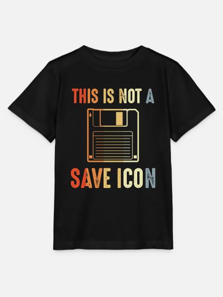 Das ist kein Speichern Icon - Stanley/Stella Kinder T-Shirt MINI CREATOR - Schwarz