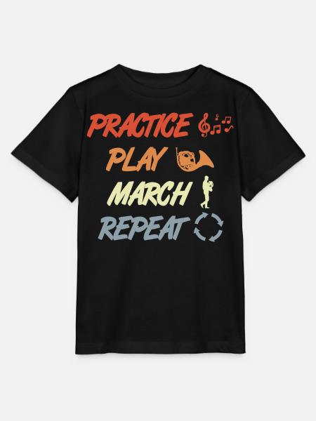 Waldhorn Motivation - Stanley/Stella Kinder T-Shirt MINI CREATOR - Schwarz