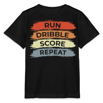 Courir Dribble Score Répéter - T-shirt bio MINI CREATOR Stanley/Stella Enfant - noir - Devant - Mikhail (115cm)