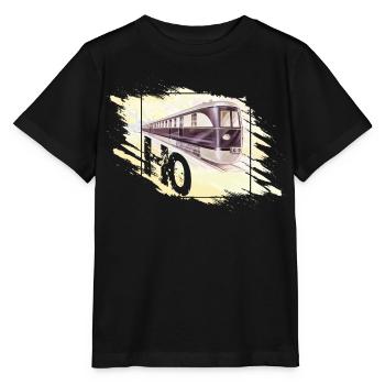Modèle réduit de chemin de fer H0 Design - T-shirt bio MINI CREATOR Stanley/Stella Enfant - noir - Devant - Mikhail (115cm)