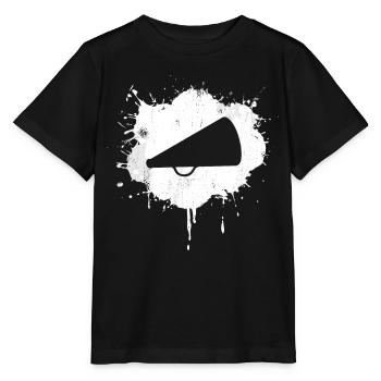 Santé mégaphone - T-shirt bio MINI CREATOR Stanley/Stella Enfant - noir - Devant - Mikhail (115cm)
