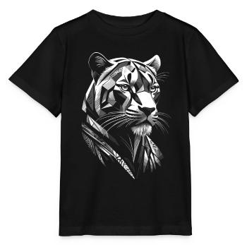 Modern - Panther - Stanley/Stella MINI CREATOR Kids’ T-Shirt - black - Front - Mikhail (115cm)