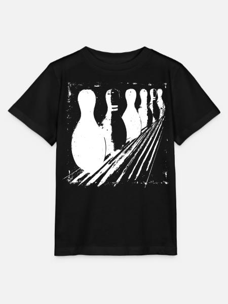 Bowling Pins - Stanley/Stella Kinder T-Shirt MINI CREATOR - Schwarz