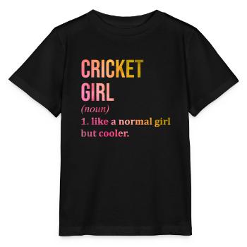 Cricket Cricket Cricket - Stanley/Stella MINI CREATOR Kids’ T-Shirt - black - Front - Mikhail (115cm)