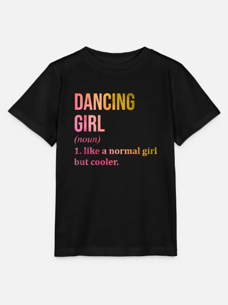 Dancer Dancer Dancer - Stanley/Stella MINI CREATOR Kids’ T-Shirt - black
