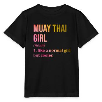Muay Thai - Stanley/Stella MINI CREATOR Kids’ T-Shirt - black - Front - Mikhail (115cm)