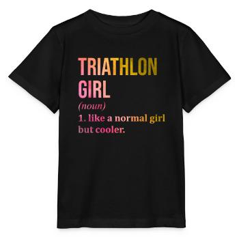 triathlon - T-shirt bio MINI CREATOR Stanley/Stella Enfant - noir - Devant - Mikhail (115cm)