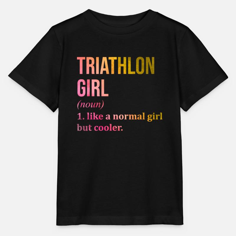 triathlon - T-shirt bio MINI CREATOR Stanley/Stella Enfant - noir