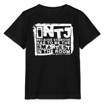 Architecte de personnalité INTJ - T-shirt bio MINI CREATOR Stanley/Stella Enfant - noir - Devant - Mikhail (115cm)