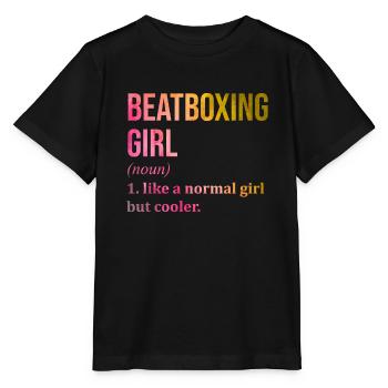 Beatbox Beatbox Beatbox - Stanley/Stella MINI CREATOR Kids’ T-Shirt - black - Front - Mikhail (115cm)
