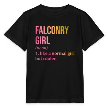 Falknerei - Stanley/Stella Kinder T-Shirt MINI CREATOR  - Schwarz - Vorne - Mikhail (115cm)