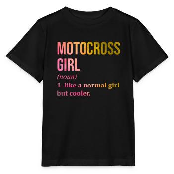 motocross - T-shirt bio MINI CREATOR Stanley/Stella Enfant - noir - Devant - Mikhail (115cm)