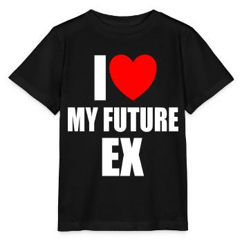 I Love My Future Ex - Stanley/Stella MINI CREATOR Kids’ T-Shirt - black - Front - Mikhail (115cm)