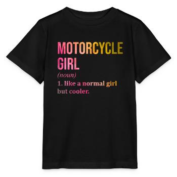 Motorcycle - Stanley/Stella MINI CREATOR Kids’ T-Shirt - black - Front - Mikhail (115cm)