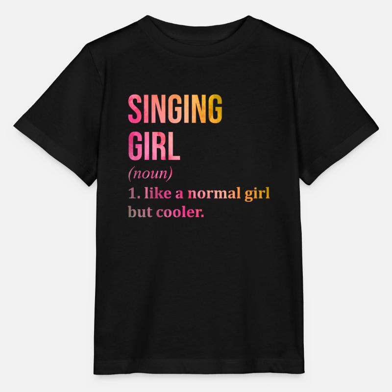 chanteur - T-shirt bio MINI CREATOR Stanley/Stella Enfant - noir