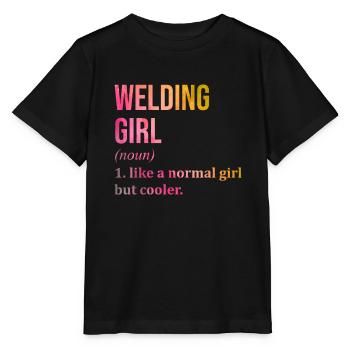 Schweißer - Stanley/Stella Kinder T-Shirt MINI CREATOR  - Schwarz - Vorne - Mikhail (115cm)