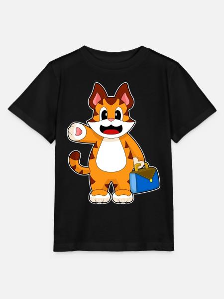 Tiger Handtasche - Stanley/Stella Kinder T-Shirt MINI CREATOR - Schwarz