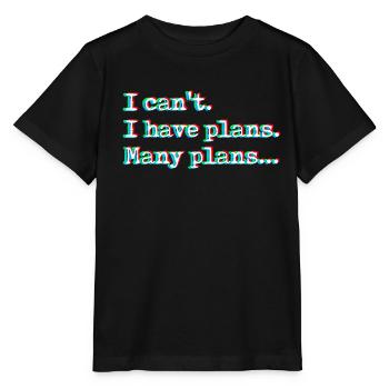 Architecte de personnalité INTJ - T-shirt bio MINI CREATOR Stanley/Stella Enfant - noir - Devant - Mikhail (115cm)