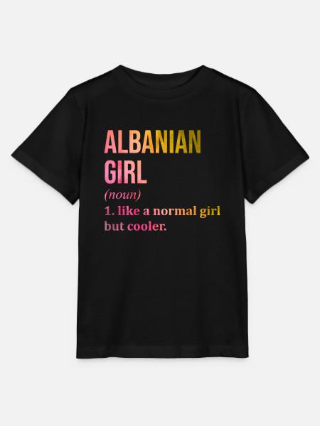 Albanien, Albanien, Albanien - Stanley/Stella Kinder T-Shirt MINI CREATOR - Schwarz