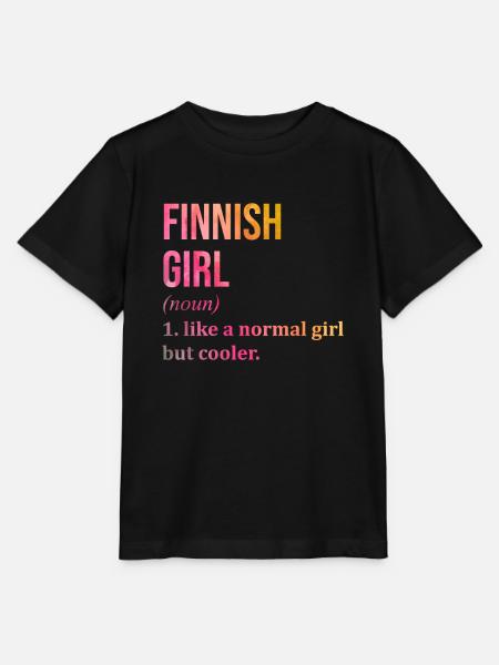 Finnland Finnland Finnland - Stanley/Stella Kinder T-Shirt MINI CREATOR - Schwarz
