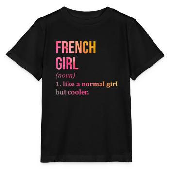France France France - Stanley/Stella MINI CREATOR Kids’ T-Shirt - black - Front - Mikhail (115cm)
