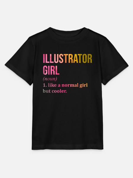 Illustrator Illustrator Illustrator - Stanley/Stella Kinder T-Shirt MINI CREATOR  - Schwarz