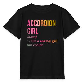 Accordéon Accordéon Accordéon - T-shirt bio MINI CREATOR Stanley/Stella Enfant - noir - Devant - Mikhail (115cm)