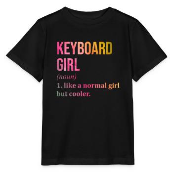 Keyboard - Stanley/Stella MINI CREATOR Kids’ T-Shirt - black - Front - Mikhail (115cm)