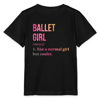 ballerine - T-shirt bio MINI CREATOR Stanley/Stella Enfant - noir - Devant - Mikhail (115cm)